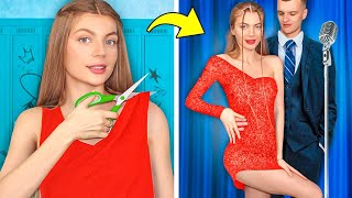 COOL DIY FASHION HACKS Girly Clothes Transformation Ideas by Mariana ZD [upl. by Kendricks]