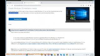 Download Windows 10 Media Creation Tool Windows media creation tool [upl. by Leibman]