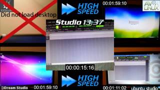 Studio 1337 vs KXStudio AV Linux Dream Studio and Ubuntu Studio [upl. by Atikcir869]