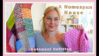 🧶 Knitting Podcast 🧦 Cozy Autumnal Knitting💕✨ [upl. by Elletnwahs]