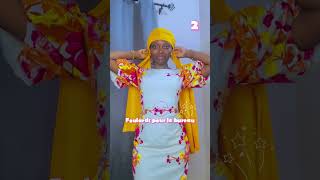 Tuto attache de foulard 😇 headwrapstyles foulard tutorial shorts [upl. by Enorel]