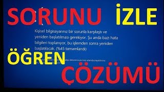 KİŞİSEL BİLGİSAYARINIZ  BİR SORUNLA  KARŞILAŞTI  SORUNU ÇÖZÜMÜ [upl. by Marron]