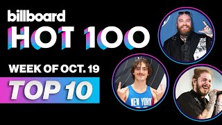 Billboard Hot 100 Top 10 Countdown For October 19 2024  Billboard News [upl. by Willie]