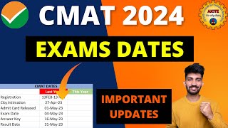 CMAT Exam Dates 2024  CMAT 2024 Expected Exam Dates [upl. by Robi201]