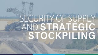 Wouter JacobsExecutive DirectorSecurity of supply and strategic stockpiling of critical materials [upl. by Hayyim]