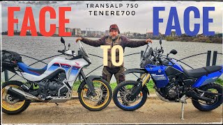 2024 Yamaha Tenere 700 vs 2024 Honda Transalp 750 🔔 Overview Comparison 2 [upl. by Landri]