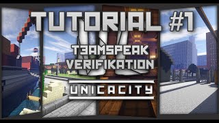 Tutorial 1 UnicaCity TS3 Verifikation  JustEpic [upl. by Ocker]