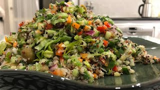 QUINOA SALAD Recipes  Healthy Vegetarian quinoa salad for weight loss [upl. by Kosak91]