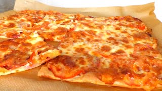 Быстрая ПИЦЦА 🍕За 15 минут в духовке🍕Заливная пицца 🍕Тесто для пиццы за 5 минут [upl. by Bigg]