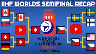 IIHF WORLD CHAMPIONSHIP SEMIFINAL RECAP  MEDAL ROUND PREVIEW [upl. by Rabassa962]