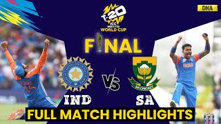 IND Vs SA Highlights Full Match Team India Become Champions I T20 World Cup 2024 Final Highlights [upl. by Hanoy]