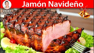 JAMON NAVIDEÑO  Vicky Receta Facil [upl. by Gravante]