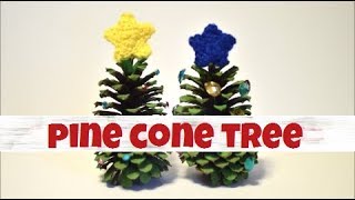 How To Make A Pine Cone Christmas Tree [upl. by Harias]