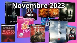 Sorties DVD Bluray et 4K du mois de novembre 2023 [upl. by Ivonne]