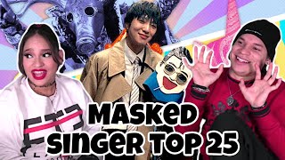 Latinos react to Masked Singer BEST PERFORMANCES Super Junior EXO WJSN Ailee BTOB EXID WINNER [upl. by Wiley879]