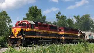 KCS LL60 passes through Garyville LA [upl. by Ahsien]