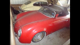 Barn Find 1957 Porsche Speedster REPLICA For Sale [upl. by Gebler]