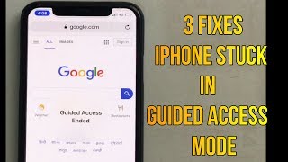 Fix iPhone Stuck in Guided access Mode iOS Guest Kid or Single App Mode in 2024 [upl. by Llemmart683]