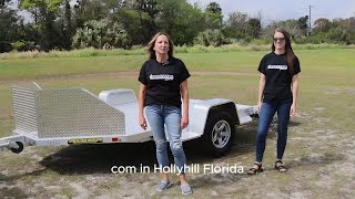 Aluma MC210 Trailer Overview Quality Assurance with Two Chicks and a Trailer [upl. by Ma]