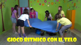 Gioco ritmico con il telo  quotUn mare di ritmoquot [upl. by Ecnirp]