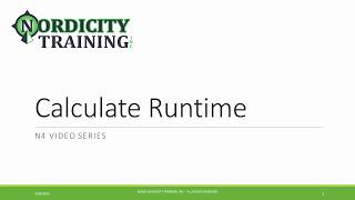 Calculate Equipment Runtime in a Niagara N4 Station [upl. by Kimmy]