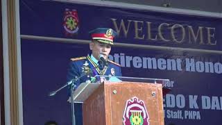 KADs Valedictory speech during his retirement from the PNP💕 [upl. by Heater]