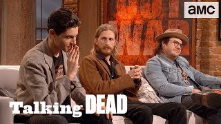 Lucille in Negans Face David Mazouzs MidSeason Finale Prediction  Talking Dead [upl. by Eimile]