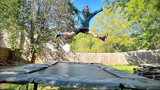 10 BEGINNER TRAMPOLINE TRICKS ANYONE CAN LEARN FAST 😱 [upl. by Haleehs]