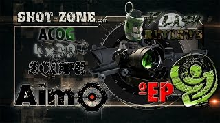 Flash Review 9Ep ACOG 4x32 scope da AIMO [upl. by Atinek]