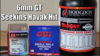 Seekins Havak Hit 6mm GT 108 ELDM Varget [upl. by Iek231]