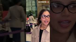 Bhumi Pednekars Airport Encounter Paps RunIn Irks The Actress [upl. by Cinderella]