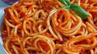 9 Spaghetti mit Tomatensauce wie in der Schule Mukbang [upl. by Astiram]