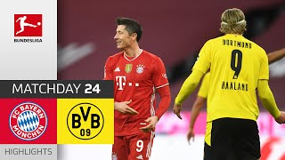 FC Bayern München  Borussia Dortmund  42  Highlights  Matchday 24 – Bundesliga 202021 [upl. by Gerhardt]