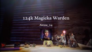 124k Altmer Magicka Warden Brittleden  Doble Ice Staff  RelequenNirnZaan  U44 Ps5 [upl. by Adnaw469]