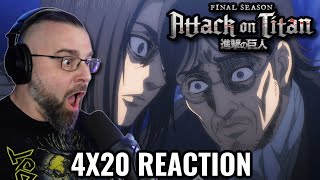 ATTACK ON TITAN 4X20 REACTION Memories from the future Shingeki No Kyojin [upl. by March]