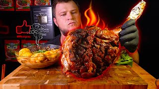 ROAST LEG OF LAMB Hong Kong Style Noodle ASMR MUKBANG АСМР МУКБАНГ 먹방 大食い たべる [upl. by Inaboy]