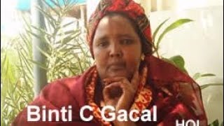 Binti Cumar Gacal  Wabiyada KalgacalkaLyrics [upl. by Acirrehs]