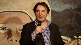 Dylan Moran on Liam Neeson  Off The Hook 2016 [upl. by Enwahs]