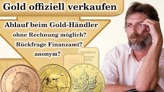 Gold offiziell verkaufen  anonym ohne Rechnung steuerfrei [upl. by Latrena]