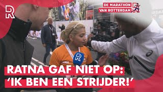 Ratna uit Den Haag is de LAATSTE LOPER bij NN MARATHON ROTTERDAM 2023 [upl. by Hpesojnhoj916]