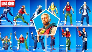 Fortnites EMINEM Rap Boy Reloaded Skin Does CRAZY Glitched Dances [upl. by Oeniri564]