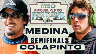 Gabriel Medina vs Griffin Colapinto  MEO Rip Curl Pro Portugal 2024  Semifinals [upl. by Notnirb]