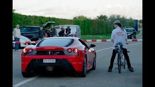 Rocket Bicycle World Record ǀ 333 kmh 207 mph ǀ Rider François Gissy [upl. by Ogeid]