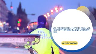 Yol polisi küləkli hava ilə bağlı yol hərəkəti iştirakçılarına müraciət edib [upl. by Kcirdnekal]