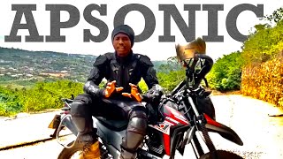 Reviewing Ghanas 🇬🇭 popular Motorcycle Apsonic AP200 GY7 Dual Sport and StreetLegal  PART 1 [upl. by Mayman]