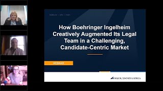 How Boehringer Ingelheim Creatively Augmented Its Legal Team [upl. by Wulf]