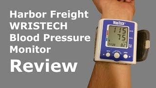 Harbor Freight Blood Pressure Monitor Review [upl. by Kurth]