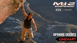 MISSION IMPOSSIBLE 2 2000  Opening Credits  Rock Climbing Scene 4K UHD [upl. by Irwin]