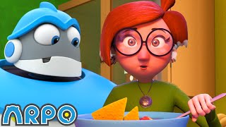 ARPO Cooks a Spicy Meal  BEST OF ARPO  Funny Robot Cartoons for Kids [upl. by Ymmat]