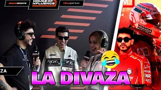 ZEIN Y MOLLY ENTREVISTAN A LA DIVAZA 💥 EVENTO DE FORMULA 1 💥 LA VELOCIDAD NO ES LO MIO [upl. by Ettenyl226]